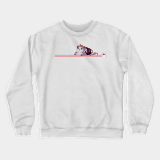 Puffmin Hamster! Cute! Crewneck Sweatshirt